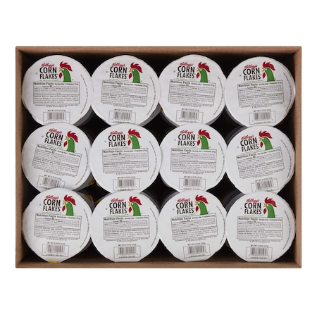 Kelloggs Kellogg's Corn Flake Cereal .75 oz. Cup, PK96 3800000196